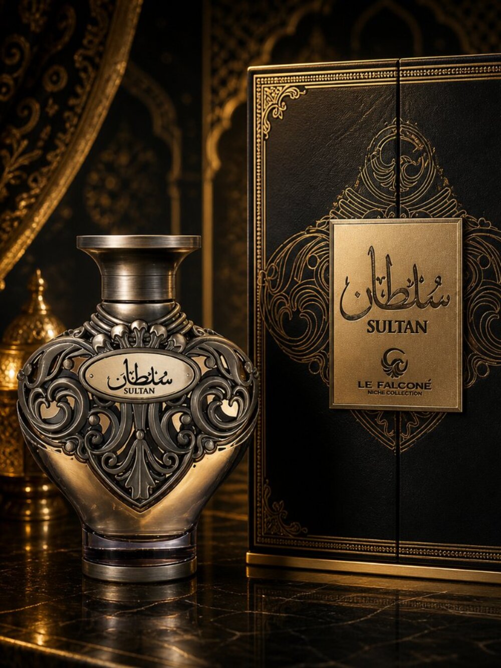 Sultan By The Falcone Niche Collection Eau De Parfum For Men 3.4 Oz